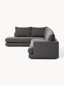 XL-Ecksofa Tribeca, Bezug: 100 % Polyester Der hochw, Gestell: Massives Kiefernholz, Webstoff Anthrazit, B 405 x T 228 cm, Eckteil links