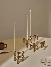 Tenké stolní svíčky Stoff Nagel, 6 ks, Parafínový vosk, Greige, Ø 1 cm, V 29 cm