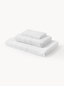 Set de toallas Camila, 3 uds., Blanco, Set de 3 (toalla tocador, toalla lavabo y toalla ducha)