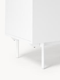 Credenza alta in legno Elona, Bianco, Larg. 100 x Alt. 120 cm