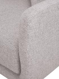 Canapé d'angle modulable gris clair Jasmin, Tissu gris clair, larg. 306 x long. 84 cm