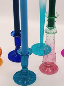 Kerzenhalter Ombre Flash, Glas, Hellgrün, Altrosa, Ø  9 x H 24 cm