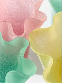 Mundgeblasene Glasvase Inaya, Glas, mundgeblasen, Altrosa, Ø 21 x H 25 cm