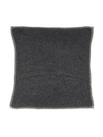 Housse de coussin 50x50 polaire Sylt, Anthracite