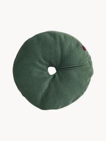 Katzenbett Donut, Bezug: 70 % Baumwolle, 15 % Poly, Dunkelgrün, Ø 60 x H 12 cm