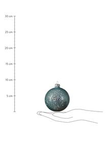 Boule de Noël Serro Ø 8 cm, 2 pièces, Bleu, Ø 8 cm