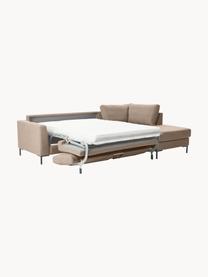 Sofá rinconera cama Luna (3 plazas), con colchón, Tapizado: 100% poliéster Alta resis, Estructura: madera maciza de haya, ma, Estructura: madera de haya Este produ, Tejido turrón, An 270 x F 184 cm, chaise longue izquierda