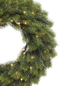 Umělý vánoční LED věnec Ben, Ø 40 cm, Umělá hmota, Zelená, Ø 40 cm
