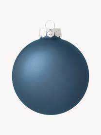 Sada vánočních ozdob lesklých/matných Evergreen, různé velikosti, Modrá, Ø 10 cm, 4 ks