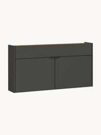 Enfilade murale avec tiroirs Gabriela, Anthracite, larg. 110 x haut. 57 cm