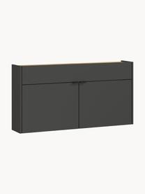 Enfilade murale Gabriela, Anthracite, larg. 110 x haut. 57 cm