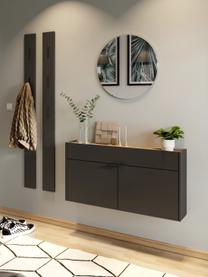 Enfilade murale Gabriela, Anthracite, larg. 110 x haut. 57 cm