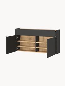 Wand-Sideboard Gabriela mit Schubladen, Griffe: Metall, beschichtet, Anthrazit, B 110 x H 57 cm