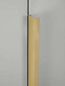 Drehtürenschrank Mia, 2-türig, Holzwerkstoff aus heimischen Hölzern aus nachhaltiger Forstwirtschaft, beschichtet, Grau, Goldfarben, B 91 x H 210 cm