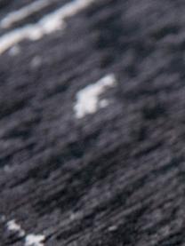 Tappeto in cotone Griff, Tessuto: Jacquard, Retro: Miscela di cotone, rivest, Bianco, nero, Larg. 80 x Lung. 150 cm (taglia XS)