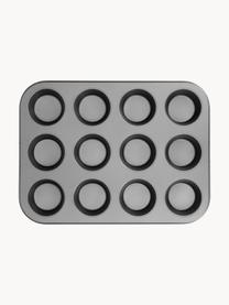 Set de moldes horno antiadherentes KitchenCraft, 4 uds., Acero con revestimiento antiadherente, Negro, Set de diferentes tamaños