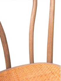 Silla de madera Zari, Asiento: ratán, Gris, An 42 x F 42 cm