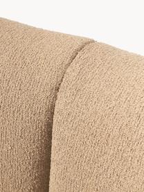 Modulares Bouclé-Sofa Sofia (2-Sitzer), Bezug: Bouclé (100 % Polyester) , Gestell: Fichtenholz, Spanplatte, , Bouclé Beige, B 190 x T 103 cm