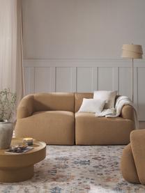 Modulares Bouclé-Sofa Sofia (2-Sitzer), Bezug: Bouclé (100 % Polyester) , Gestell: Fichtenholz, Spanplatte, , Füße: Kunststoff Dieses Produkt, Bouclé Beige, B 190 x T 103 cm