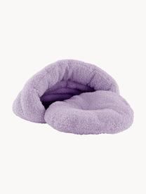 Cama para mascotas Teddy, Tapizado: tejido bouclé (100% polié, Lavanda, An 58 x F 43 cm