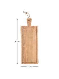 Grande planche à découper en bois d'acacia Albert, 23 x 60 cm, Bois d'acacia, Bois d'acacia, larg. 23 x long. 60 cm