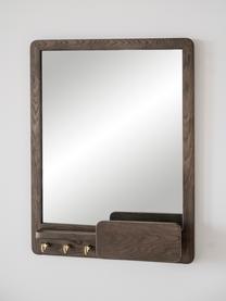 Nástěnné zrcadlo z dubového dřeva Inverness, Dubové dřevo, Š 45 cm, V 60 cm
