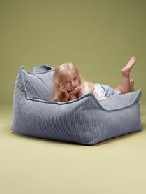 Pouf a sacco per bambini in velluto a coste Sugar, Rivestimento: velluto a coste (100% pol, Interno: 100% fibra non tessuta, Velluto a coste lavanda, Larg. 70 x Prof. 80 cm