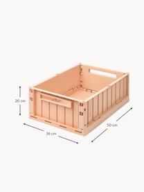 Caja plegable Weston, 60% polipropileno reciclado, 40% polipropileno, Rosa claro, An 50 x Al 20 cm