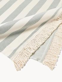 Fouta a rayas con flecos Priya, 100% algodón
Gramaje ligero 210 g/m²

El material utilizado para este producto ha sido probado contra sustancias nocivas y está certificado según el STANDARD 100 by OEKO-TEX®, 3883CIT, CITEVE., Tonos verdes, beige, An 100 x L 180 cm