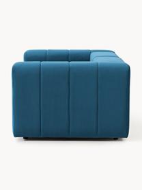 Modulares Samt-Sofa Lena (3-Sitzer), Bezug: Samt (100 % Polyester) De, Gestell: Buchenholz, Spanplatte, H, Samt Petrol, B 211 x T 106 cm