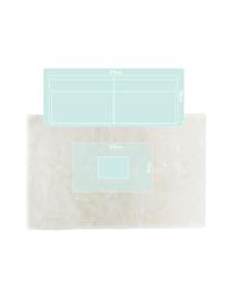 Flauschiger Hochflor-Teppich Superior aus Kunstfell, Flor: 95% Acryl, 5% Polyester, Weiss, B 180 x L 280 cm (Grösse M)