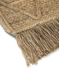 Handgefertigte Jute-Fußmatte Jason, 100% Jute

Da die Haptik von Jute-Teppichen rau ist, sind sie für den direkten Hautkontakt weniger geeignet., Beige, B 50 x L 80 cm