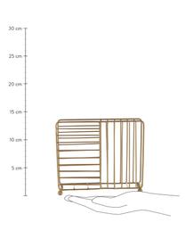 Portatovaglioli in ottone Magazin, Metallo rivestito, Ottonato, Larg. 16 x Alt. 4 cm