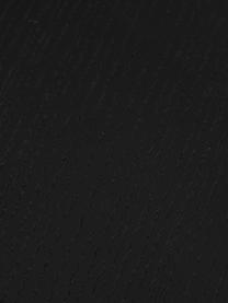 Ronde salontafel Mica, Tafelblad: MDF met eikenhoutfineer, Frame: gepoedercoat metaal, Zwart, Ø 82 cm