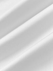 Drap plat en satin de coton Comfort, Blanc, larg. 240 x long. 280 cm