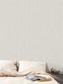 Tapete Lines in Beige, Vlies, Beige, B 100 x H 280 cm