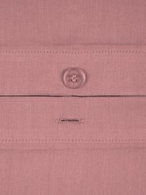 Obliečka na vankúš z bavlneného saténu Comfort, 2 ks, Tmavoružová, Š 40 x D 80 cm