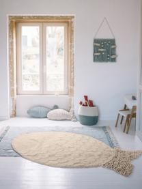 Tapis lavable Big Fish, Beige, larg. 110 x long. 180 cm