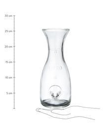 Jarra con grabado Vino, 1 L, Vidrio, Transparente, Al 26 cm, 1 L