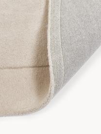 Tappeto in lana dalla forma organica fatto a mano Kadey, Retro: 100% cotone Nel caso dei , Beige chiaro, Larg. 150 x Lung. 230 cm (taglia M)