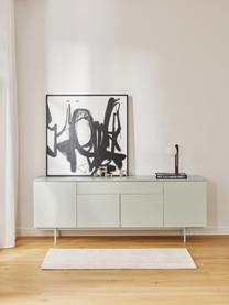 Credenza Elona, Beige chiaro lucido, Larg. 200 x Alt. 75 cm