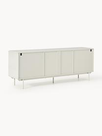 Enfilade en bois Elona, Beige clair, larg. 200 x haut. 75 cm