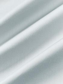 Drap plat en satin de coton Comfort, Bleu ciel, larg. 240 x long. 280 cm