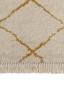 Tapis de couloir crème Primrose, Crème, jaune or, larg. 80 x long. 200 cm