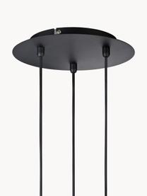 Kleine cluster hanglamp Sky, Zwart, Ø 25 cm