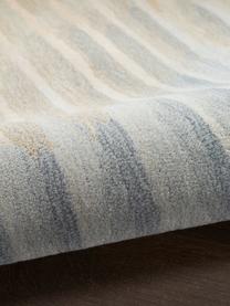 Tappeto a pelo corto tessuto a mano con motivo a rilievo Prismatic, Tonalità grigie, tonalità beige, tonalità marroni, Larg. 120 x Lung. 180 cm (taglia S)