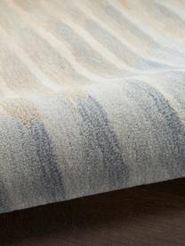 Ručně tkaný koberec s nízkým vlasem a strukturovaným povrchem Prismatic, Odstíny šedé, odstíny béžové, odstíny hnědé, Š 120 cm, D 180 cm (velikost S)