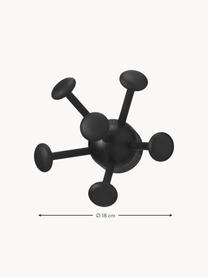 Wandhaak Ash van essenhout, Gelakt essenhout

Dit product is gemaakt van duurzaam geproduceerd, FSC®-gecertificeerd hout., Zwart, Ø 18 x H 14 cm