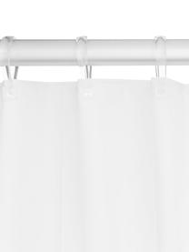 Rideau de douche blanc Granada, 100 % polyester, Blanc, larg. 180 x long. 200 cm