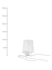 Waterglazen Kai in transparant, 4 stuks, Glas, Transparant, Ø 7 x H 10 cm, 300 ml